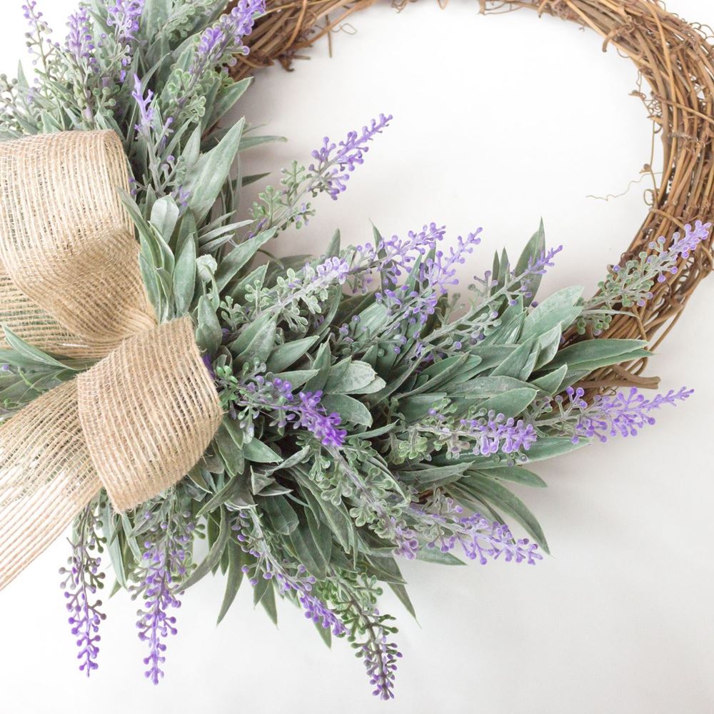 lavender Garland Wreath Wedding