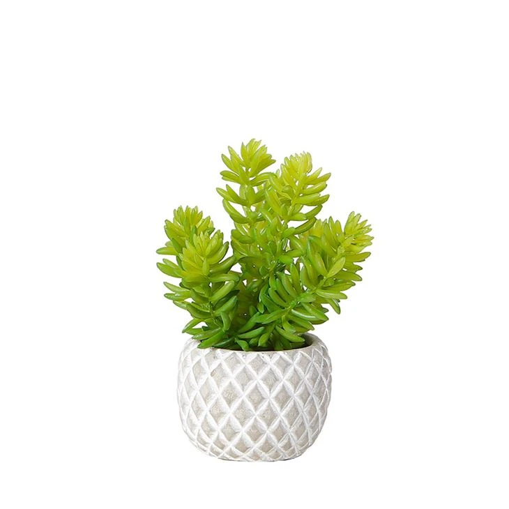 Kunstig Jade Lotus sukkulentplante